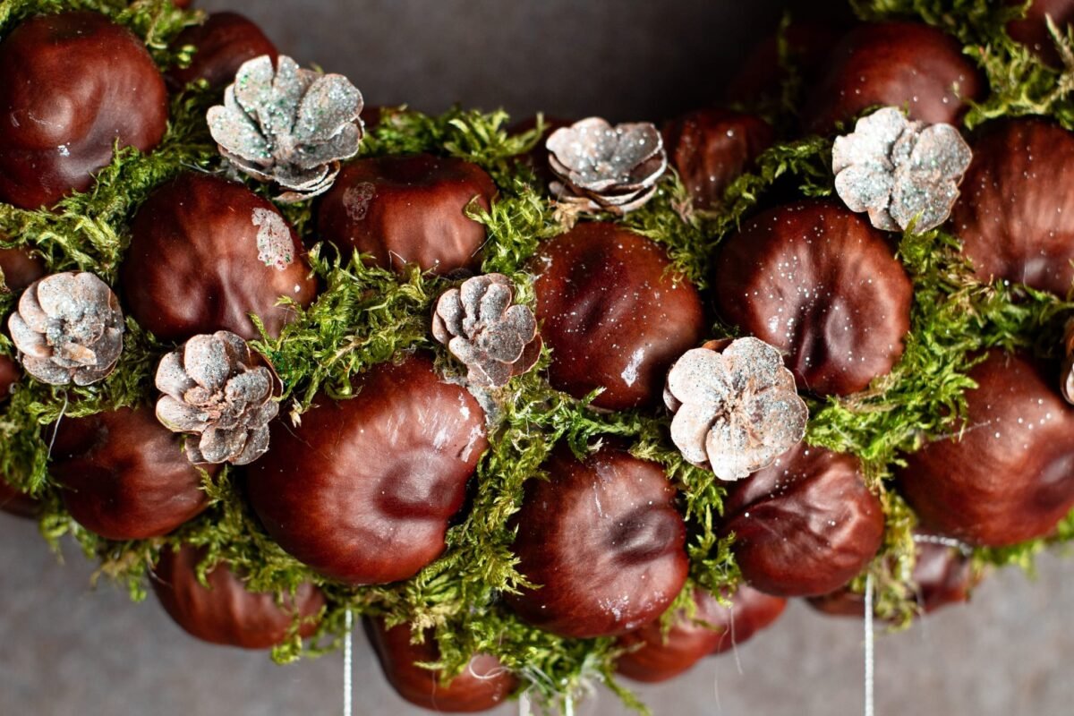 Chestnut Christmas wreath - Image 11