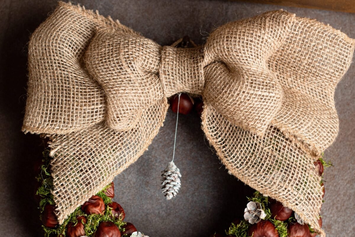 Chestnut Christmas wreath - Image 9