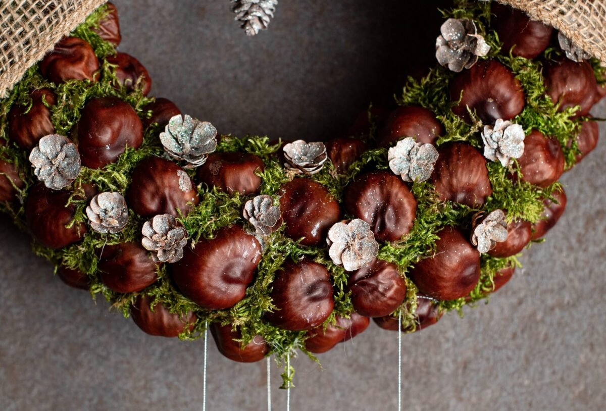 Chestnut Christmas wreath - Image 7