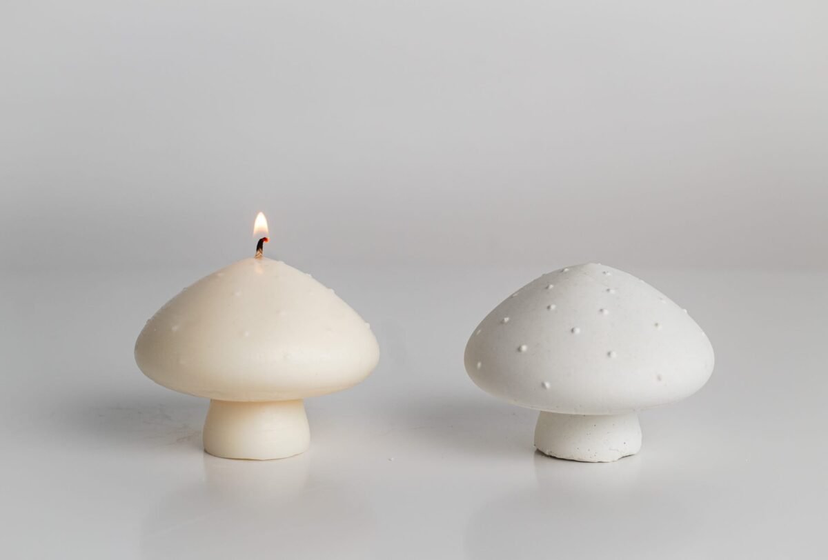 White mushrooms
