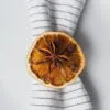 Dried orange napkin rings - Image 5
