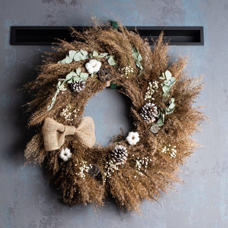 Extra large pampas wreath