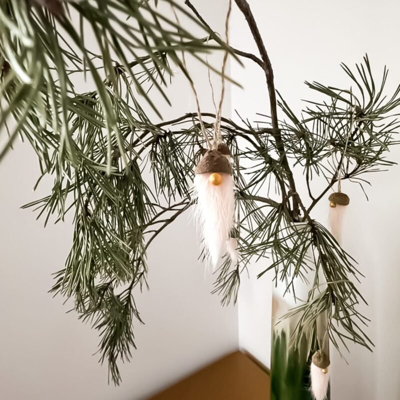 Pampas gnome ornaments