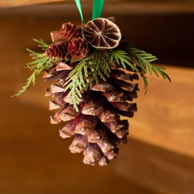 Giant Jumbo pinecone ornament