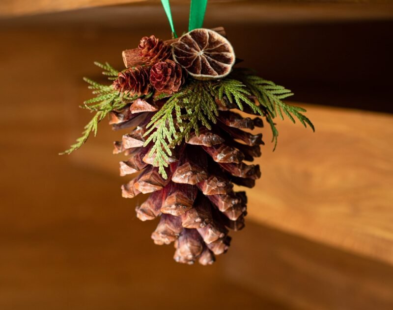 Giant Jumbo pinecone ornament