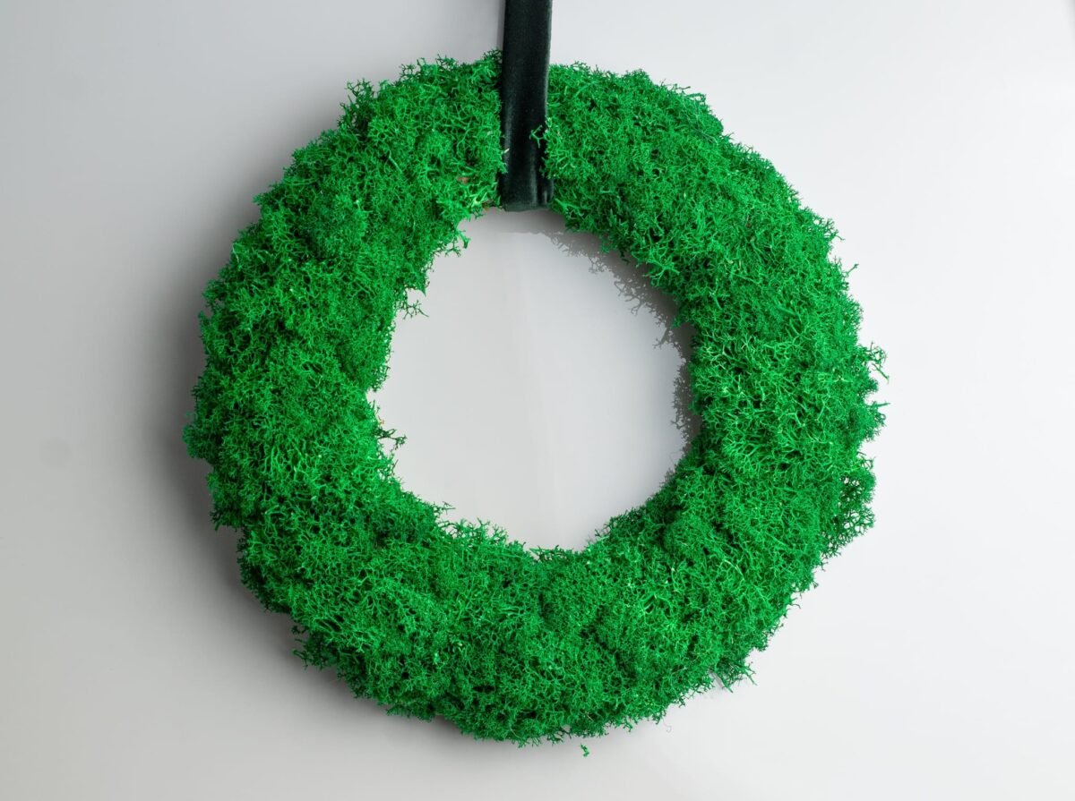 Natural moss wreath - Image 8