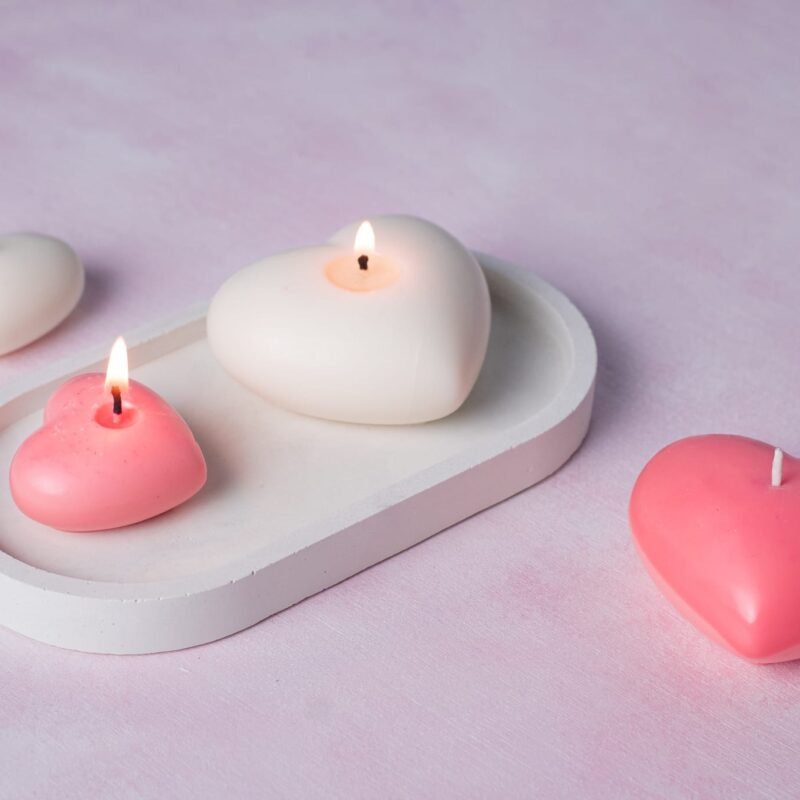 Heart candles