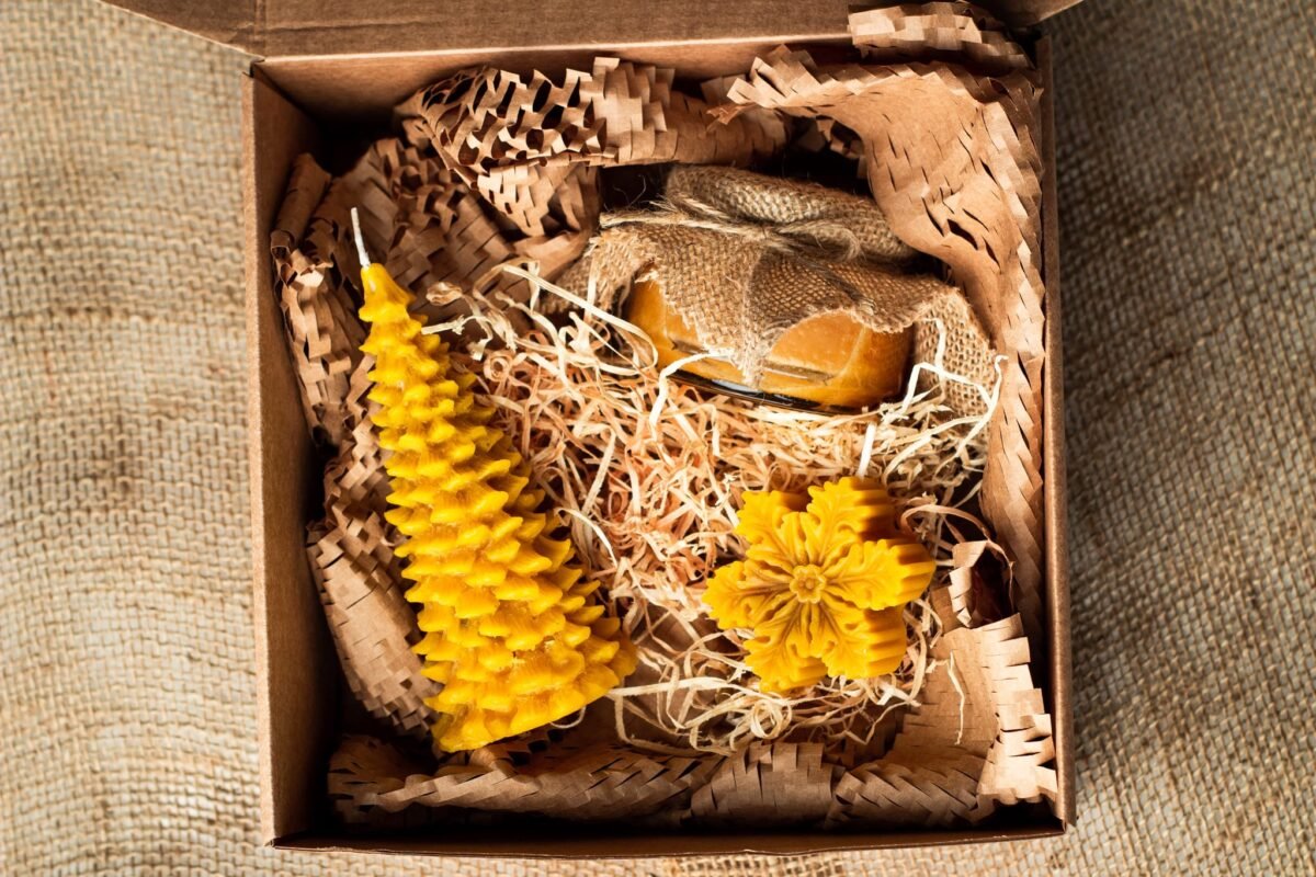 Organic honey & Beeswax candles - Image 5