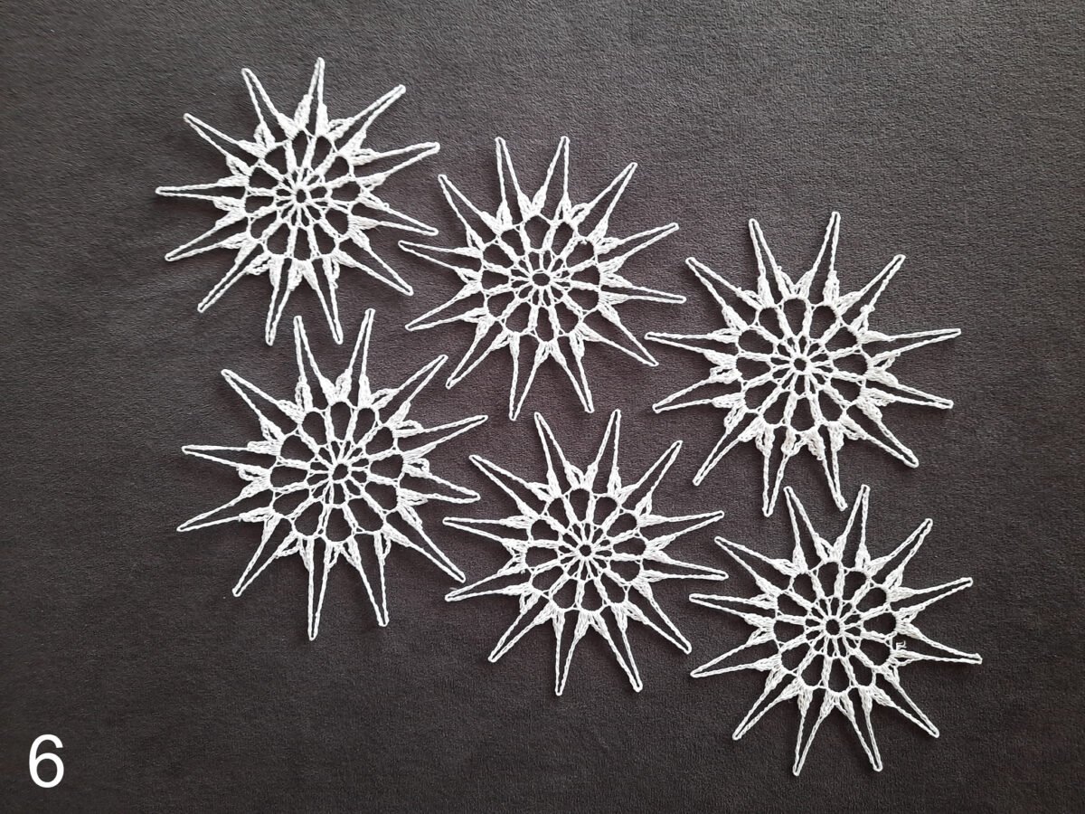 Crochet snowflake ornaments - Image 4