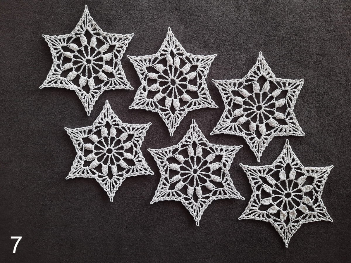 Crochet snowflake ornaments - Image 6