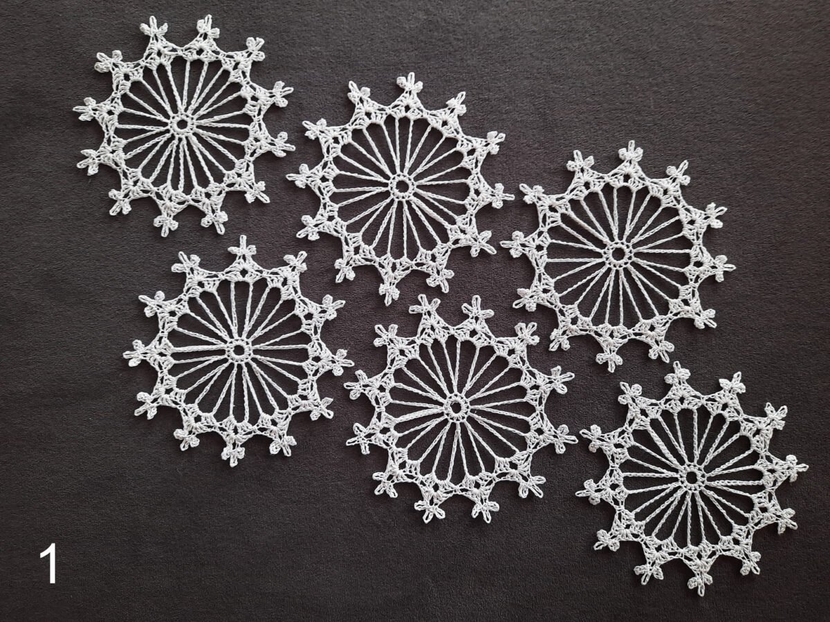 Crochet snowflake ornaments - Image 7