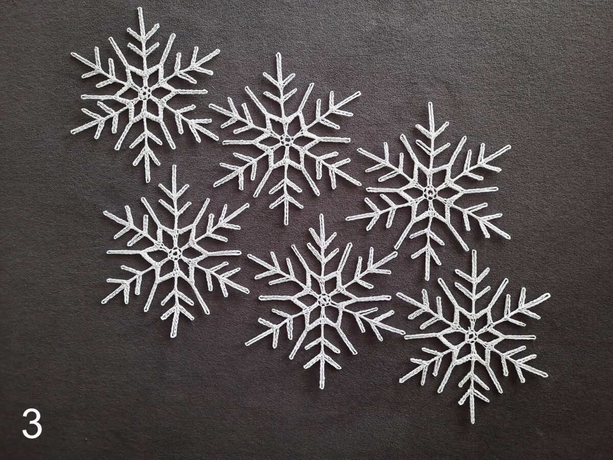 Crochet snowflake ornaments - Image 8