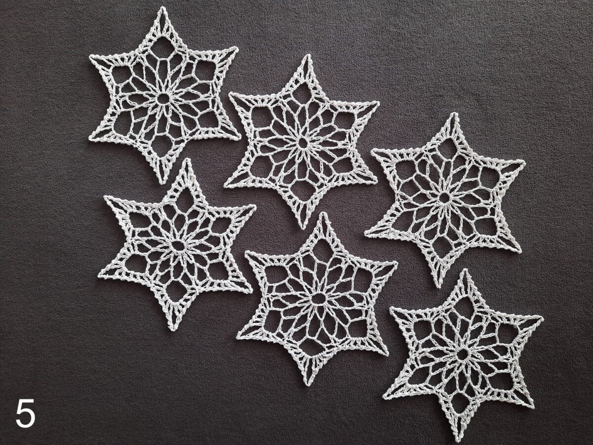 Crochet snowflake ornaments - Image 9