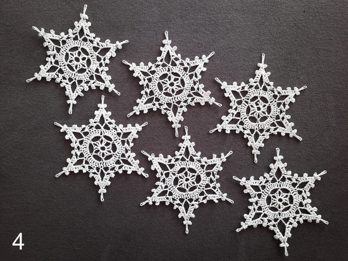 Crochet snowflake ornaments - Image 10