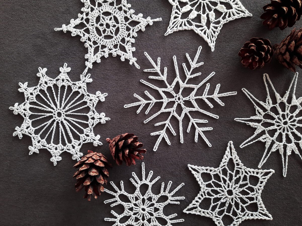 Crochet snowflake ornaments - Image 11