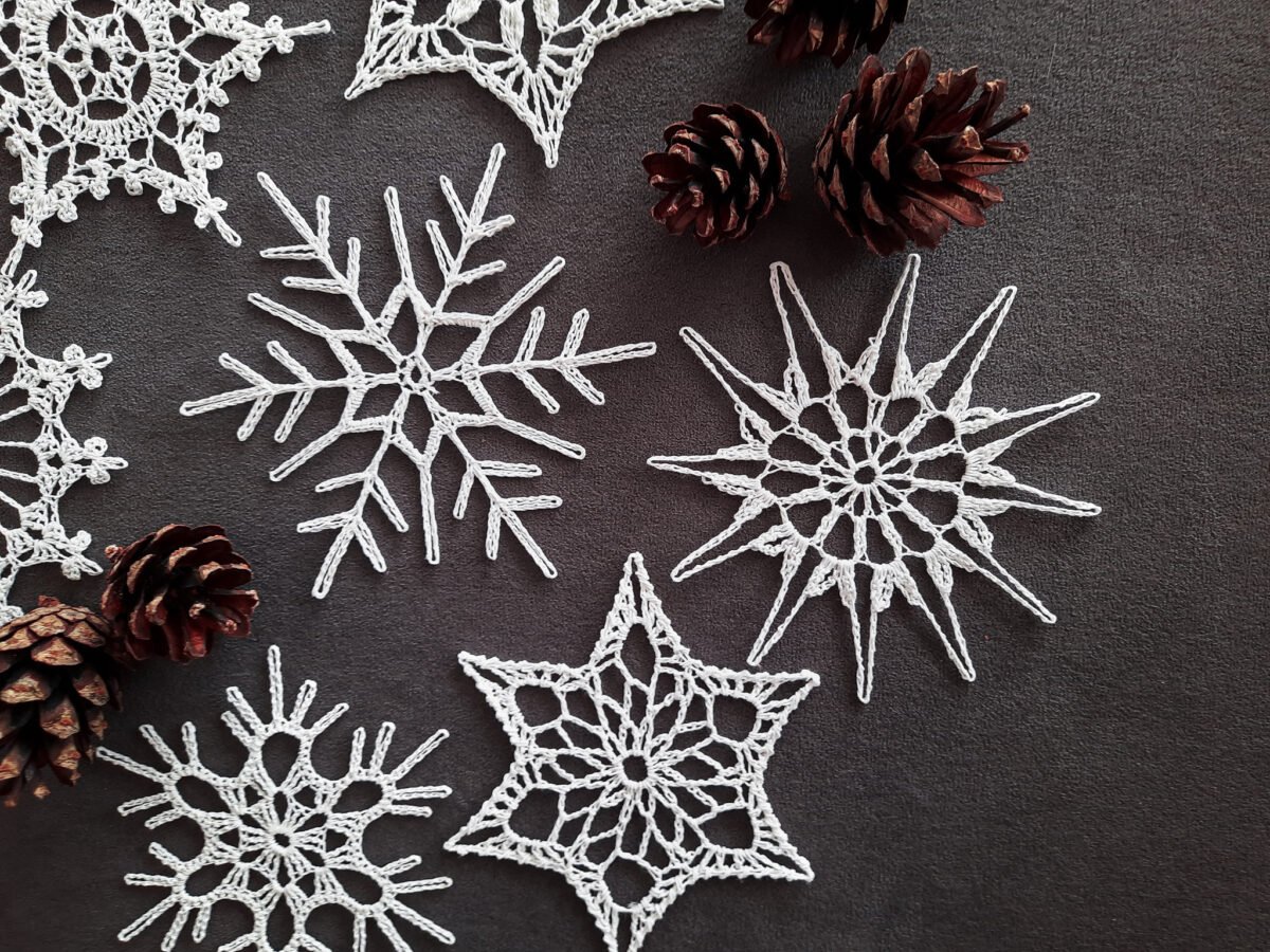 Crochet snowflake ornaments - Image 12