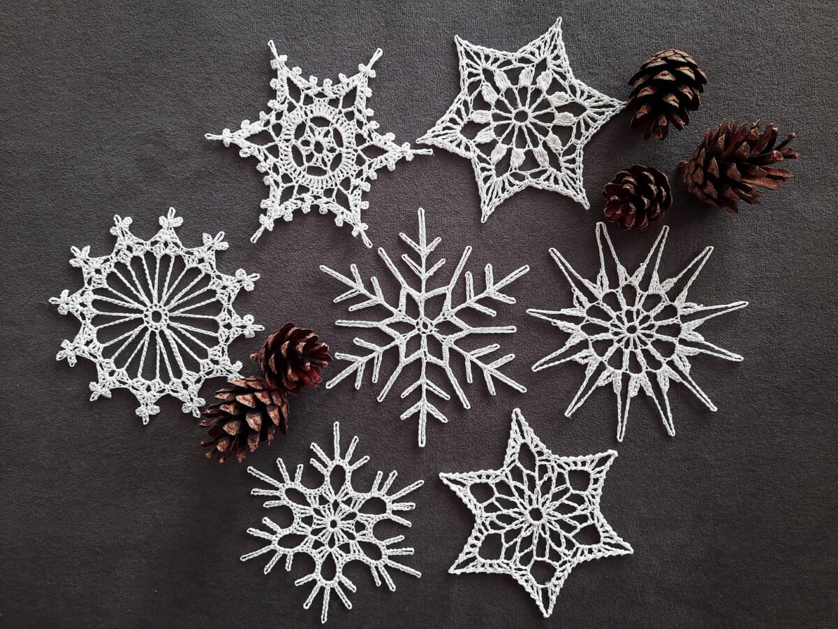 Crochet snowflake ornaments - Image 16