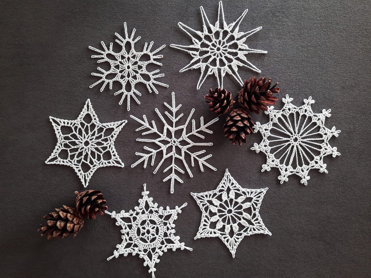 Crochet snowflake ornaments - Image 15