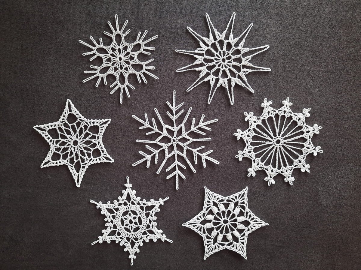 Crochet snowflake ornaments - Image 17