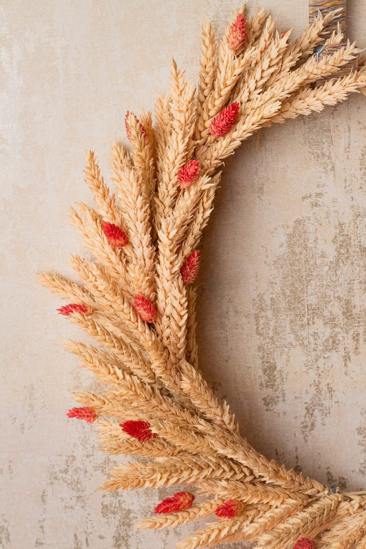Golden wheat wreath - Image 8