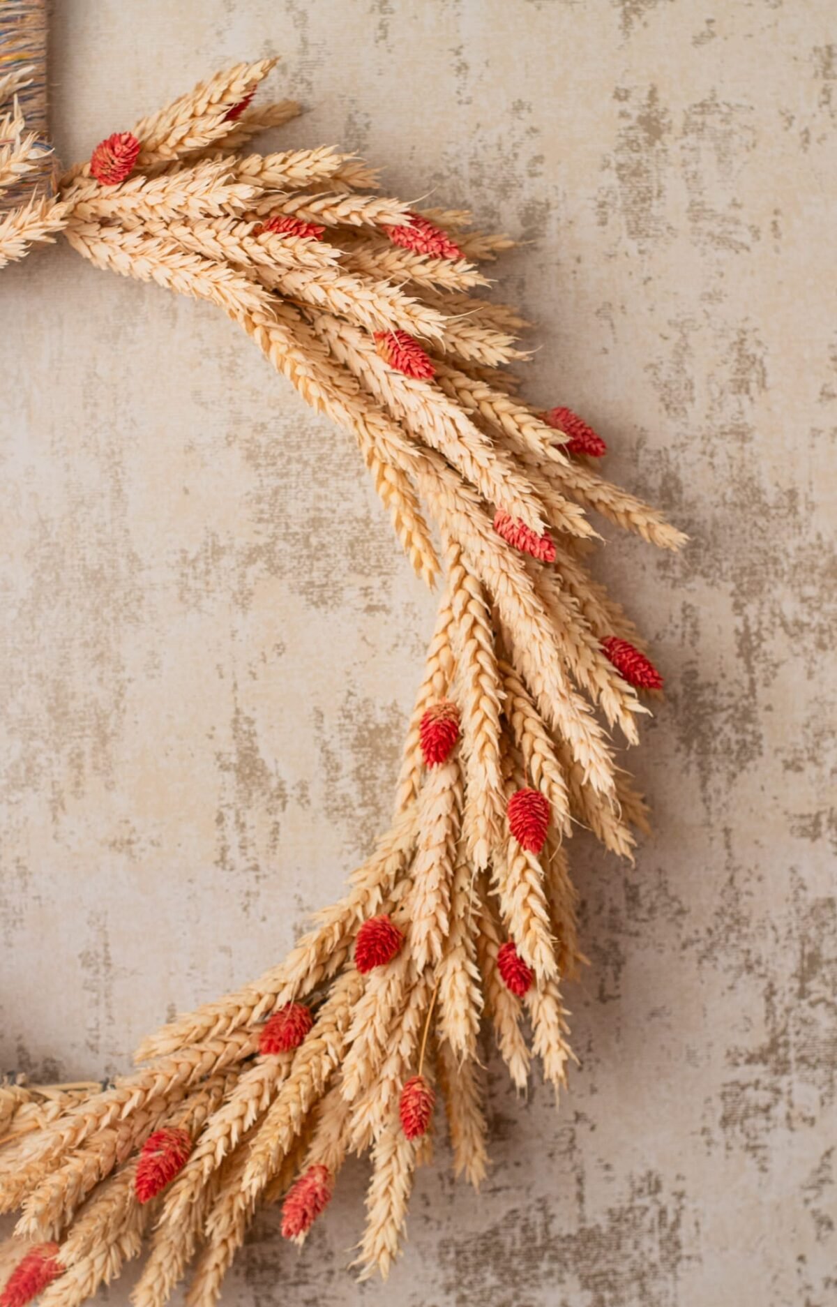Golden wheat wreath - Image 6
