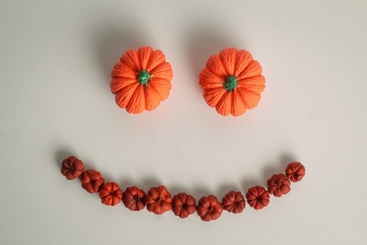 Concrete mini pumpkin ornaments - Image 2