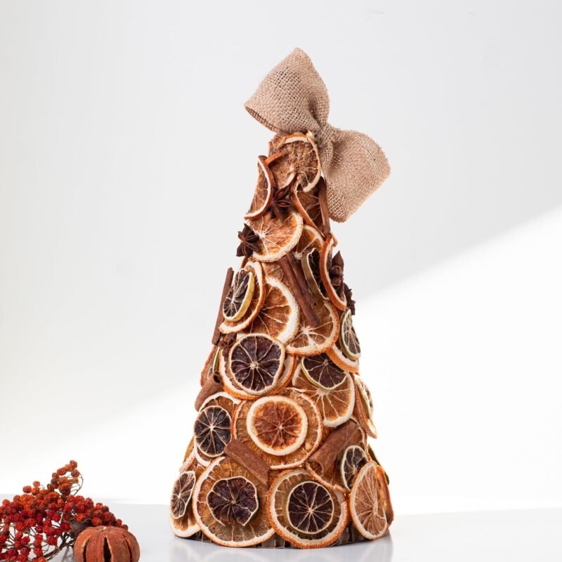 Dried orange tree