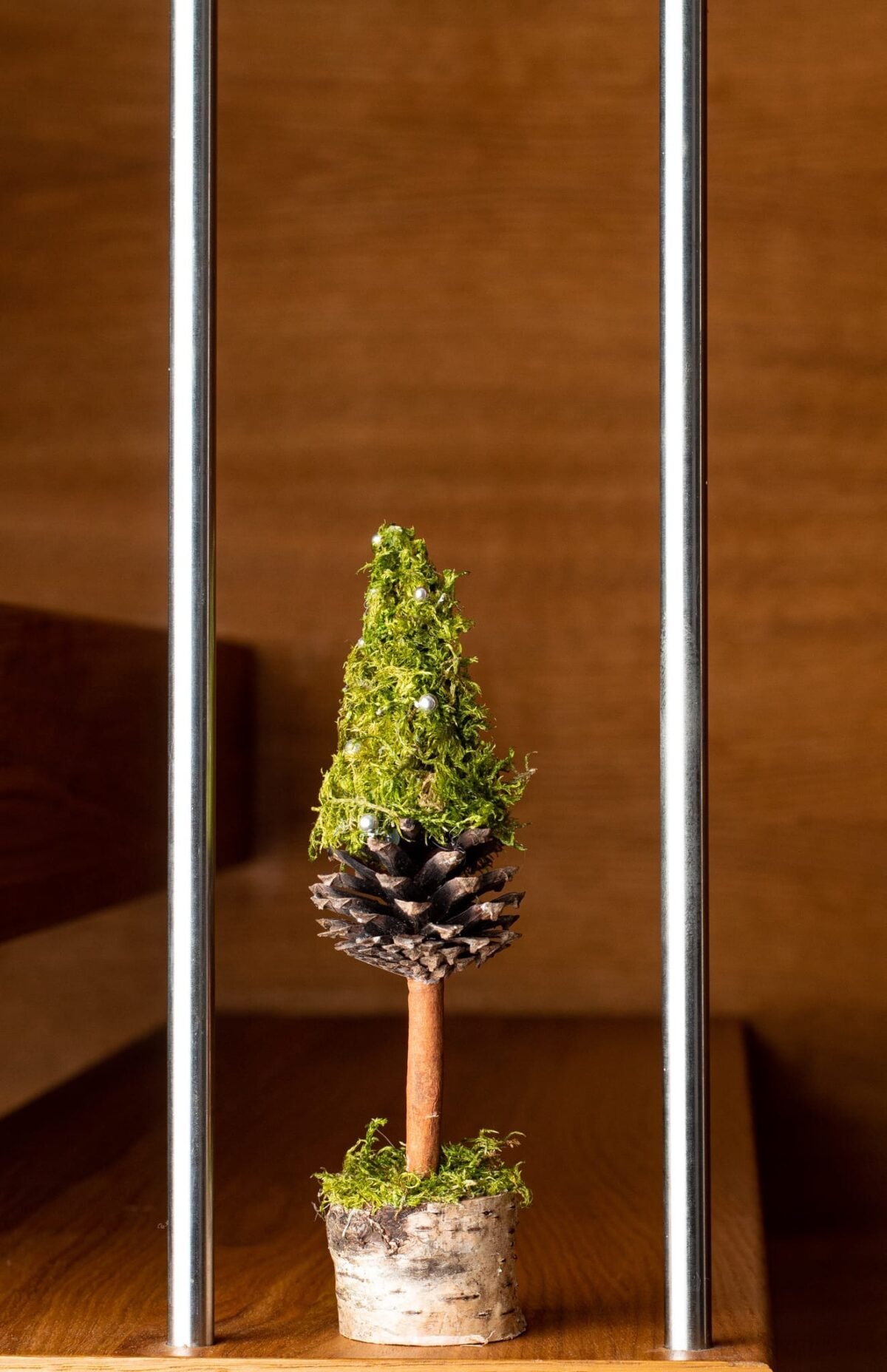 Mini green moss Christmas tree - Image 2