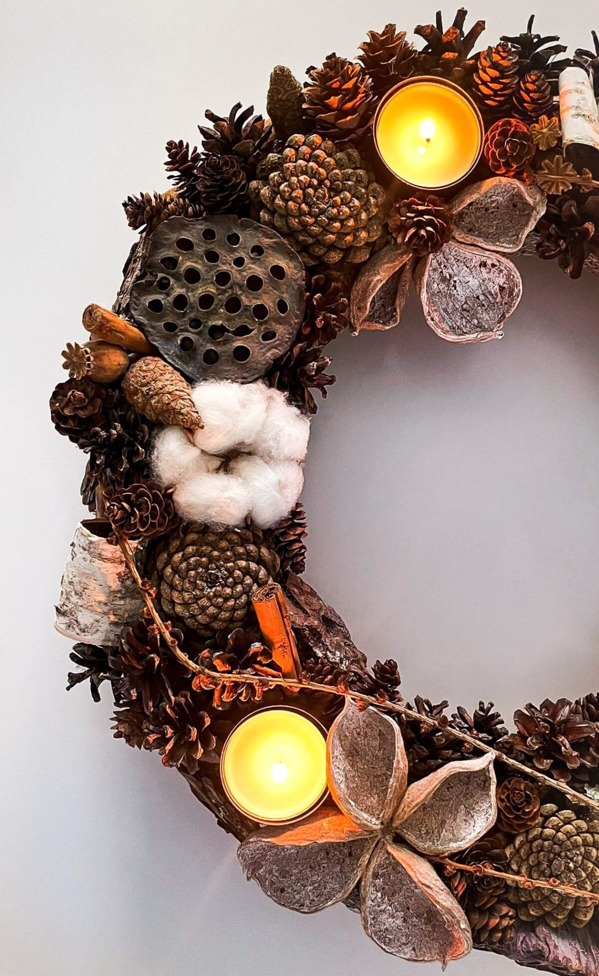 Organic cotton tealight holder - Image 3