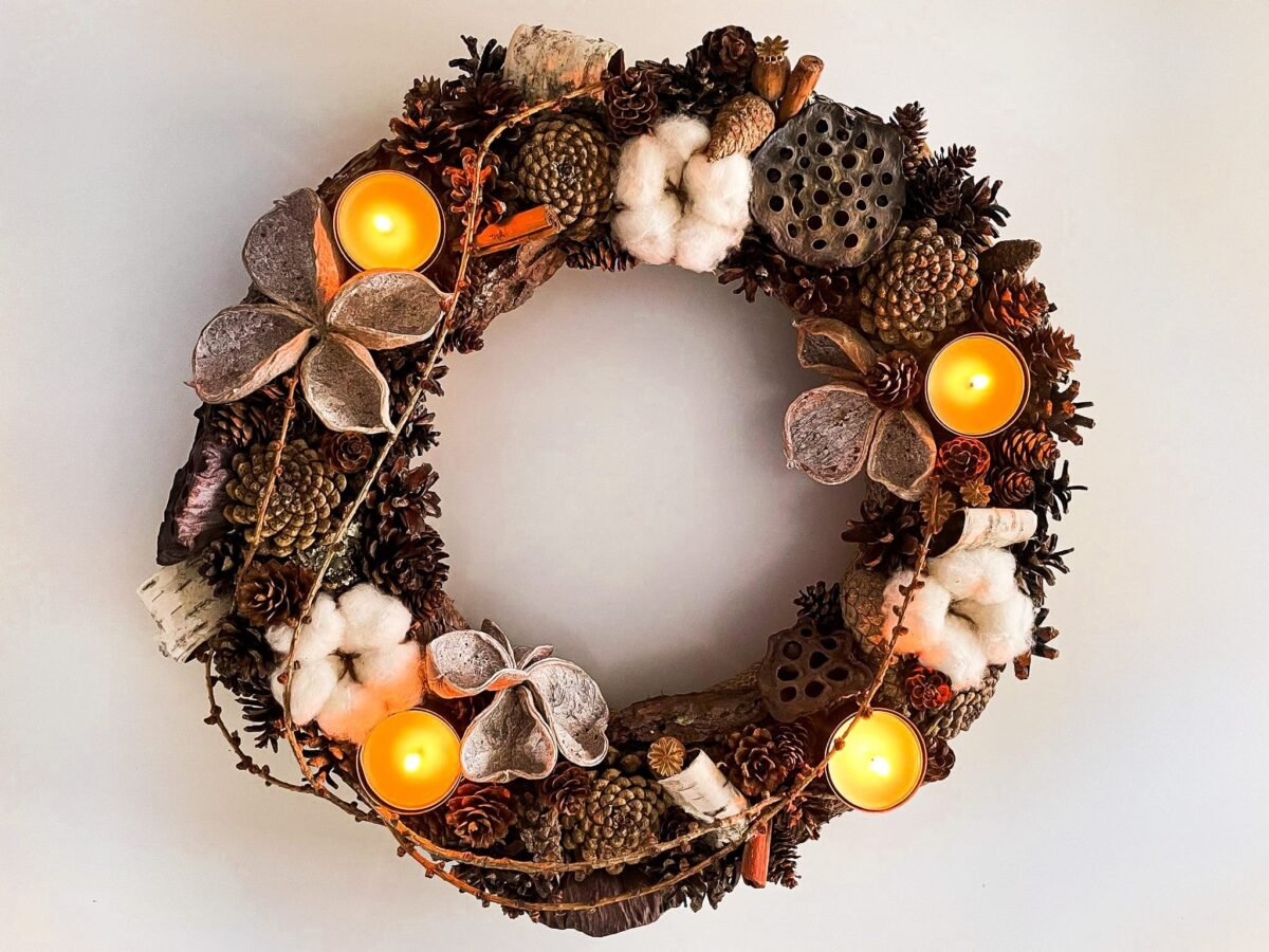 Organic cotton tealight holder