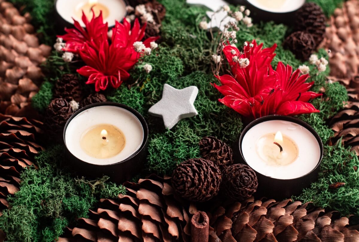 Christmas candle decoration - Image 4