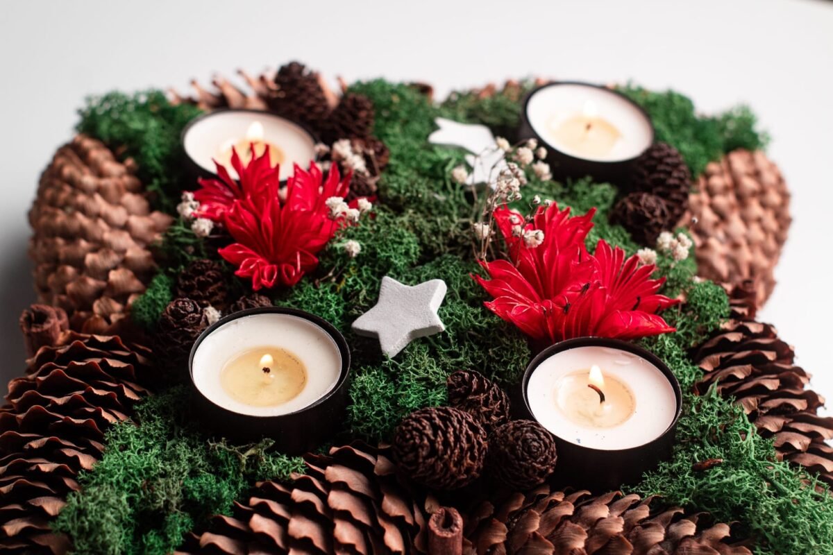 Christmas candle decoration - Image 2