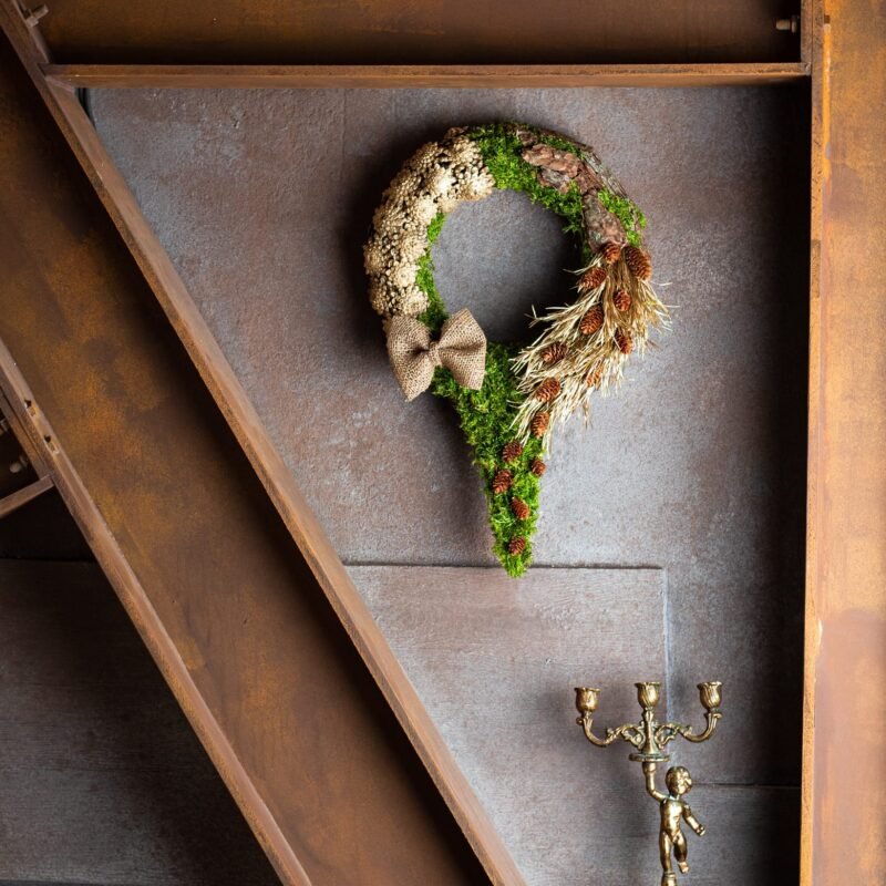 Quirky Christmas wreath