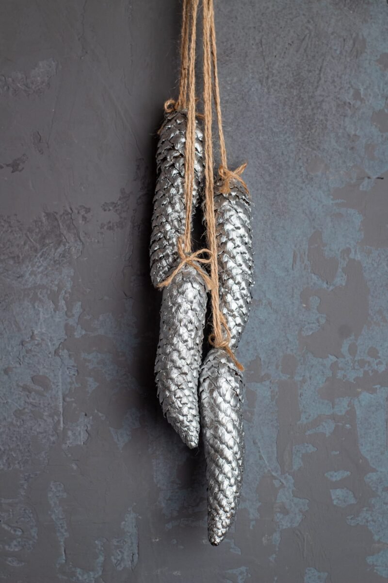 Natural pinecone hanger - Image 6