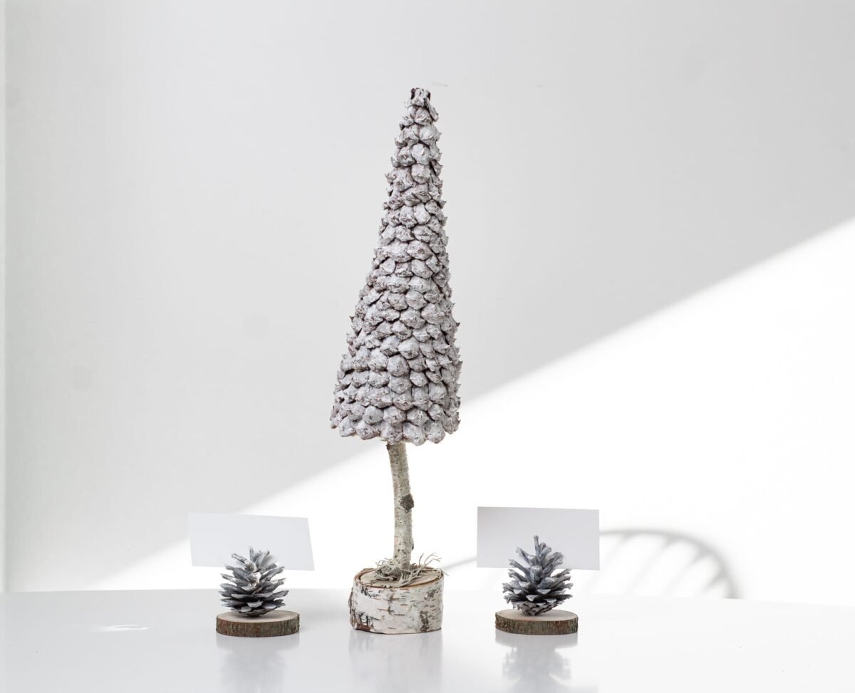 White Christmas tree