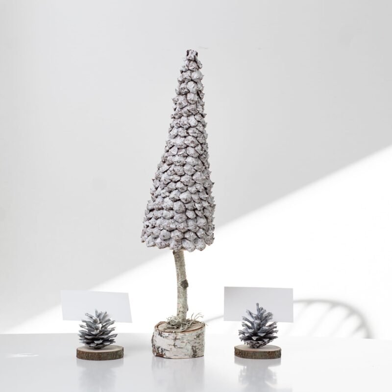 White Christmas tree