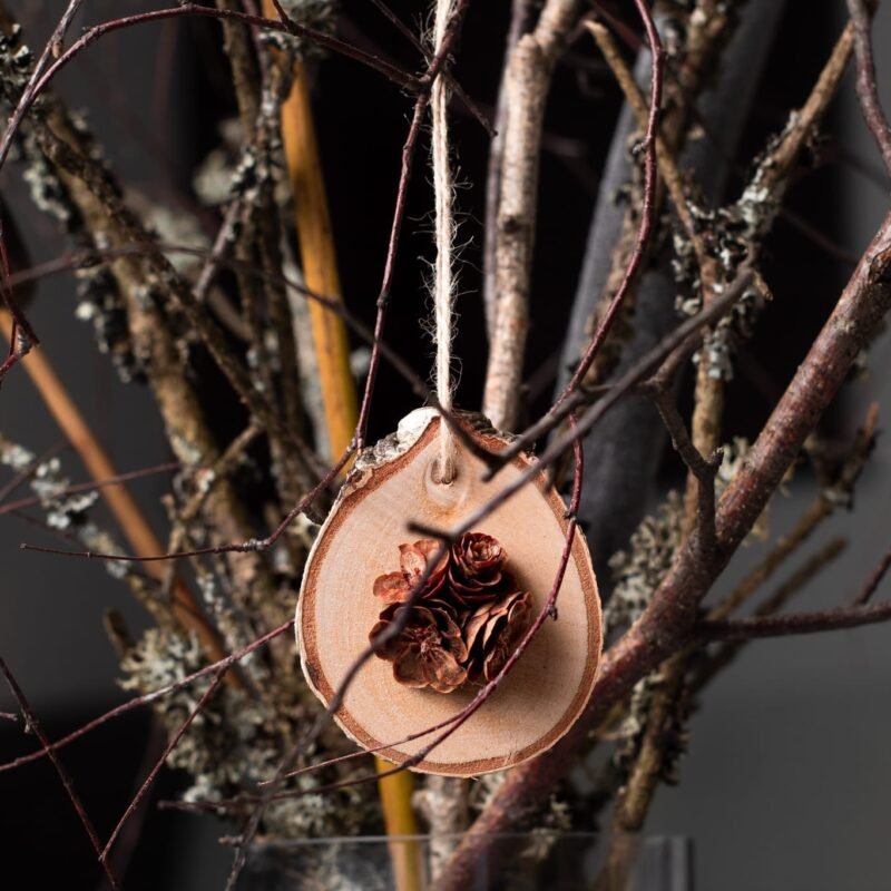 Wood slice ornaments