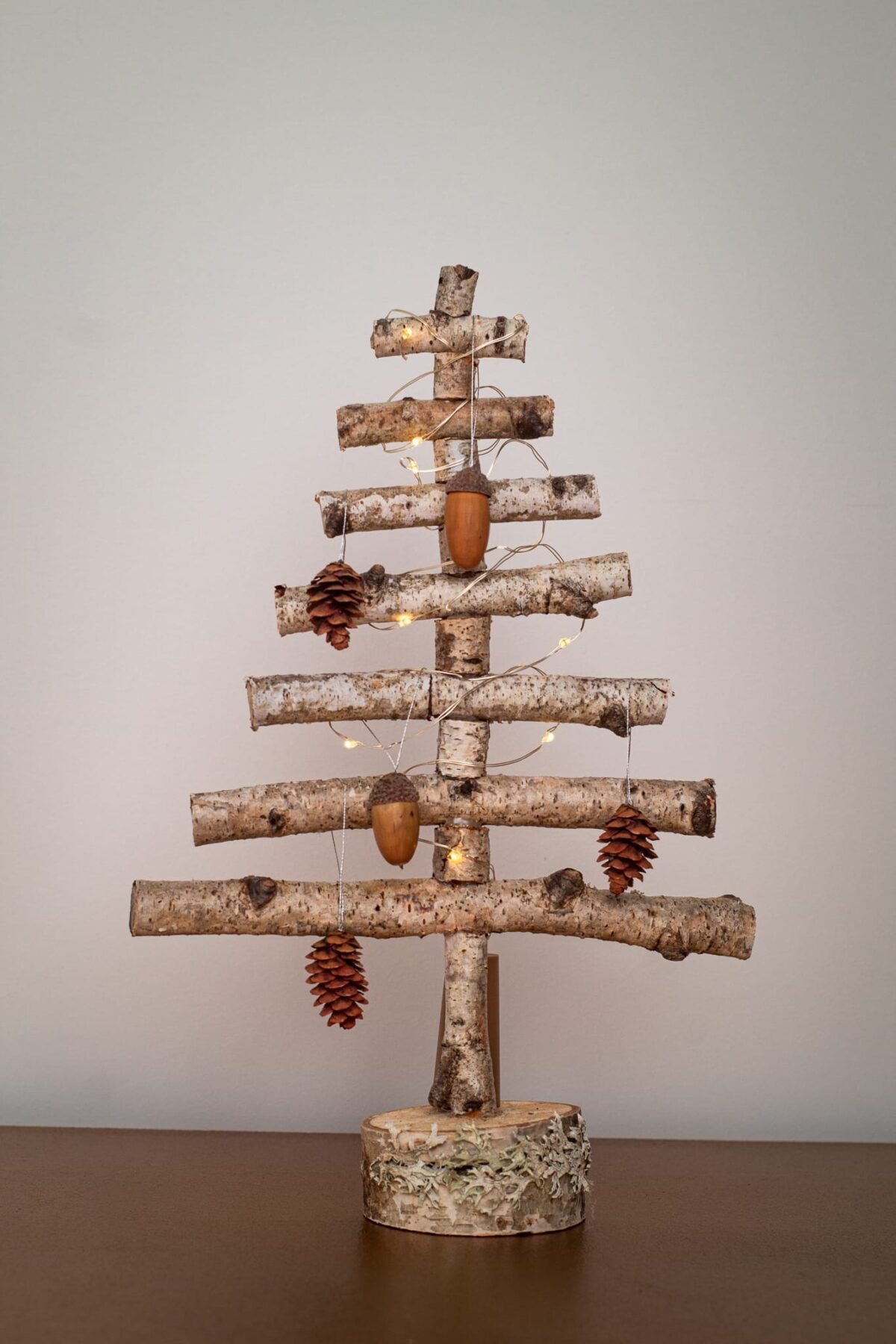 Natural wood Christmas tree - Image 4