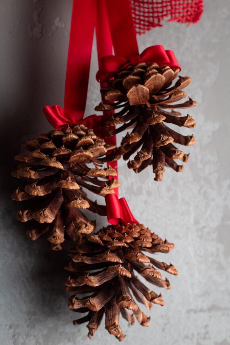 Red pinecone hanger - Image 4