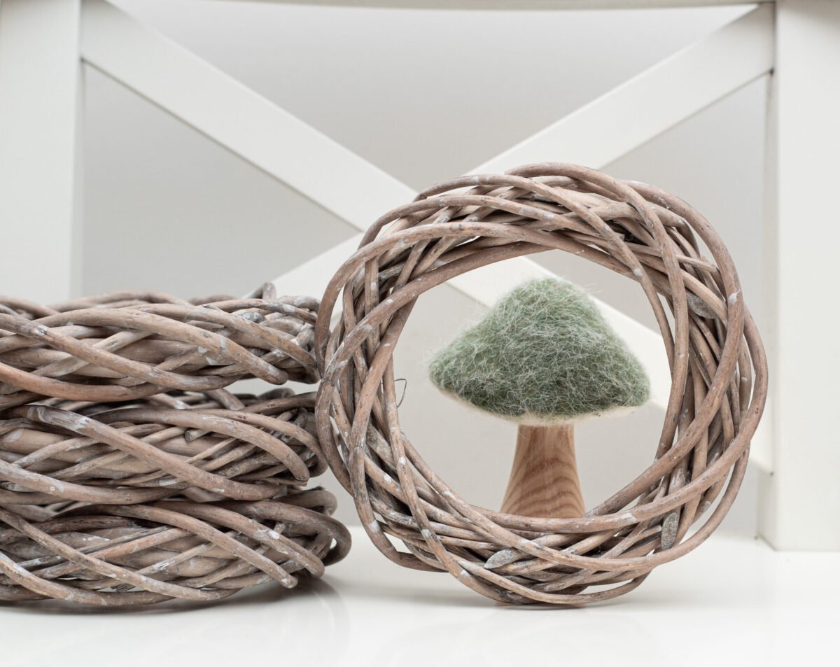 Felt & Wood Mushrooms - Image 4